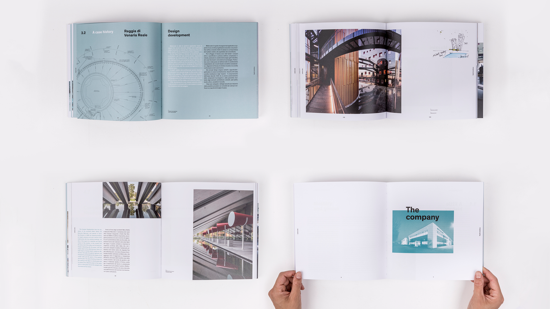 watercube book spread