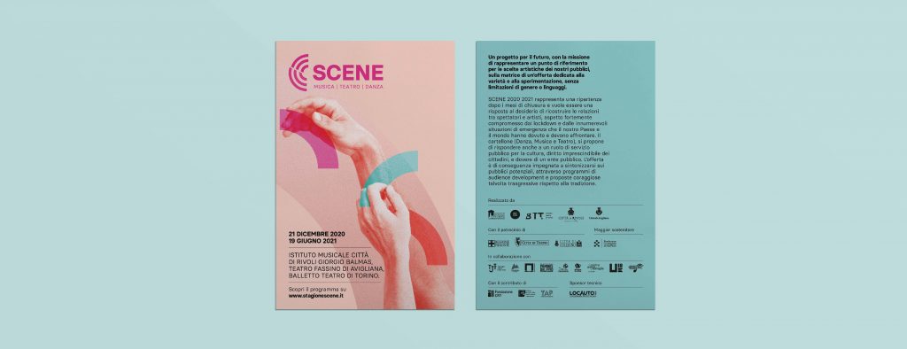 brochure della rassegna scene a torino